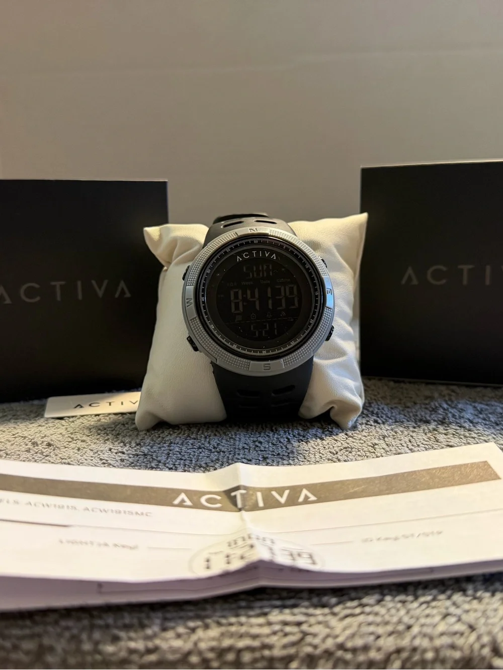 Invicta Activa Rubber Strap 50mm OS NWT Digital Sport Watch ACW1915-004